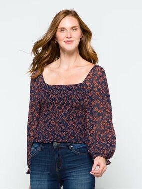 Reyna Smocked Blouse
